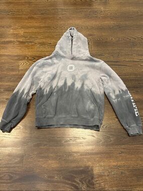Overtime Boys Gray Tie-Dye Hoodie Size Large